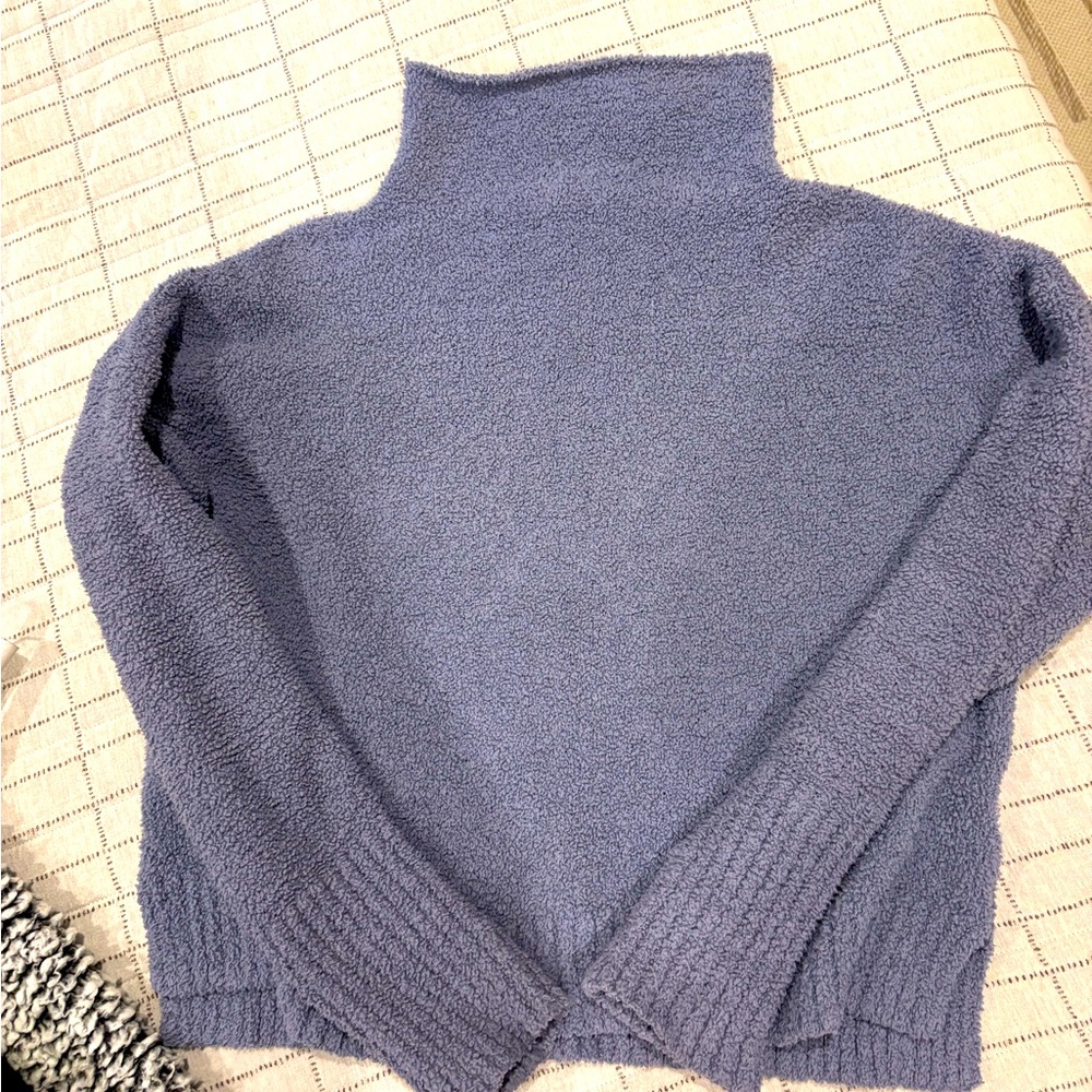 UGG Blue Cowl Neck Sweater Knit